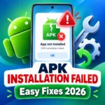 APK installation failed on Android easy fixes 2026