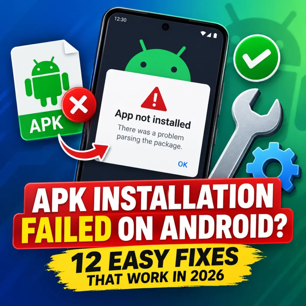 Android APK installation steps and installation failed troubleshooting