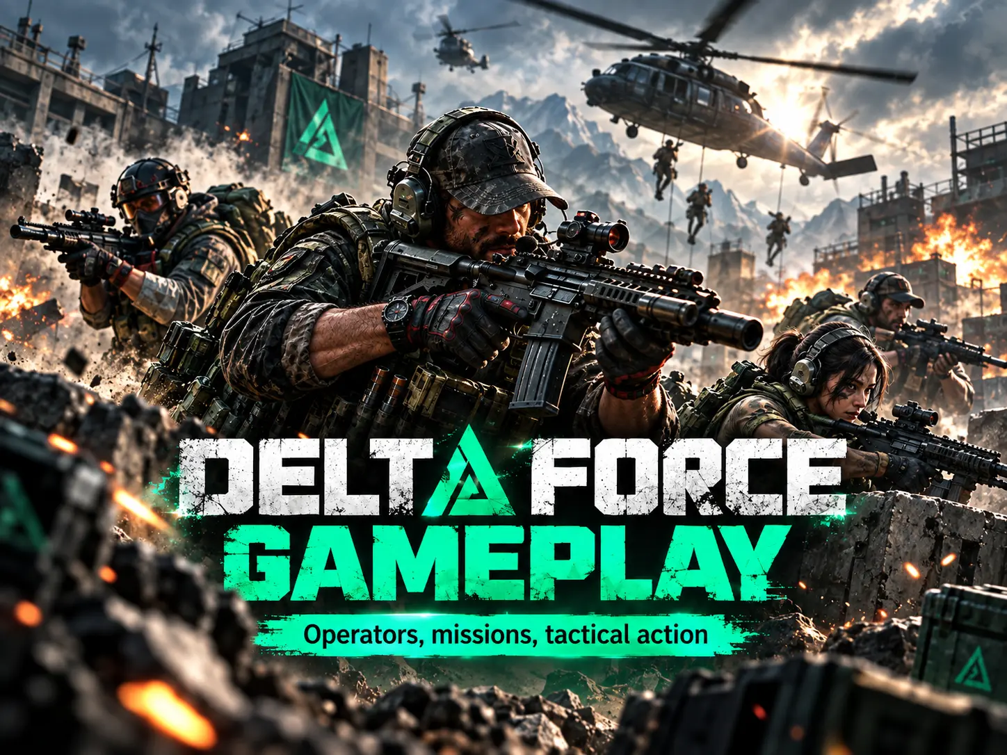 Delta Force Mobile gameplay with operators missions and tactical action