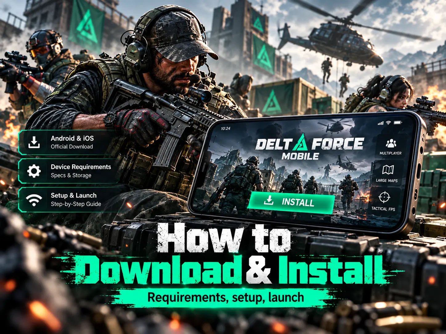How to download and install Delta Force Mobile on Android