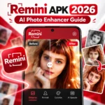 Remini Android AI photo enhancement and restoration guide illustration